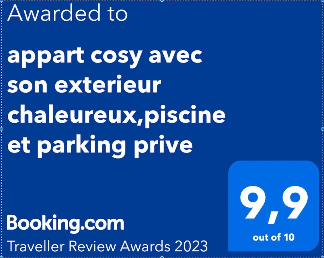 Appart Cosy Avec Son Exterieur Chaleureux,Piscine Et Parking Prive Fontvieille Dış mekan fotoğraf